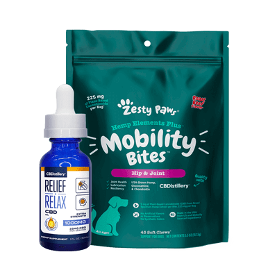 Best Friends Essentials Set - 1000mg Full Spectrum Tincture & Zesty Paws Mobility Bites logo